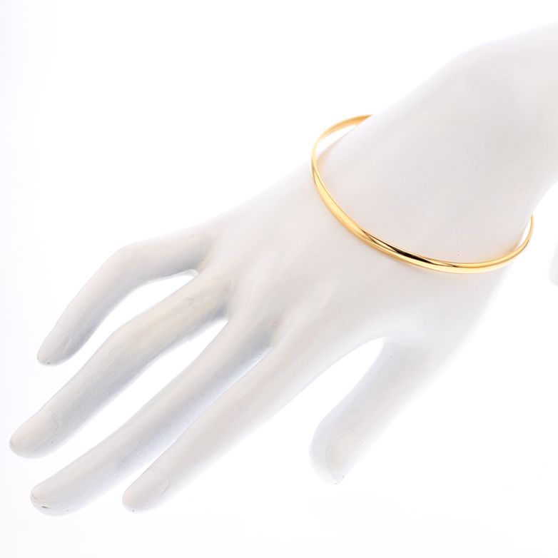 Bracelet Jonc Rigide or jaune 