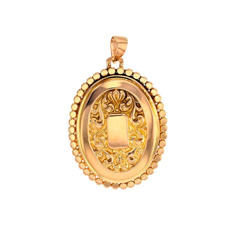 Pendentif or jaune