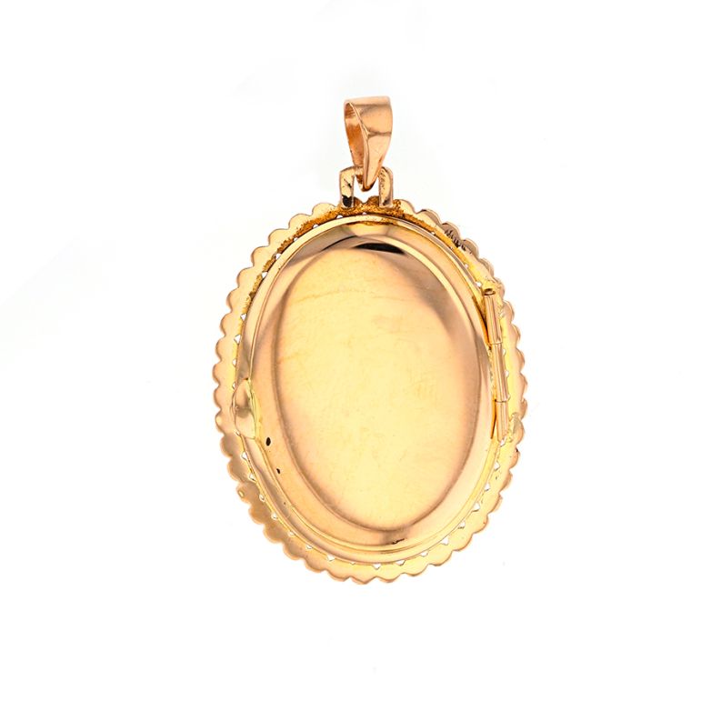 Pendentif or jaune 