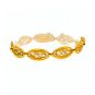 Bracelet maille filigrane or jaune
