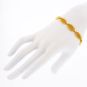 Bracelet maille filigrane or jaune 