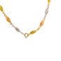 collier or jaune, rose, blanc 