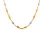 collier or jaune, rose, blanc