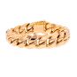 Bracelet maille gourmette or jaune