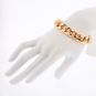 Bracelet maille gourmette or jaune 