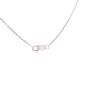 collier or gris diamant (s) tourmalines et nacre