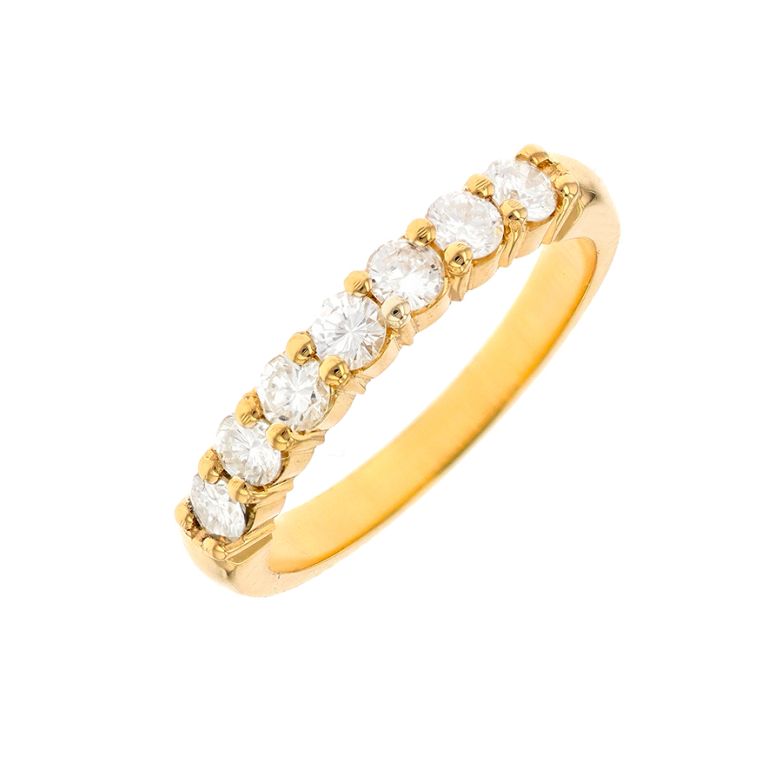 Alliance or jaune diamant (s)