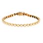 Bracelet or jaune diamant (s)
