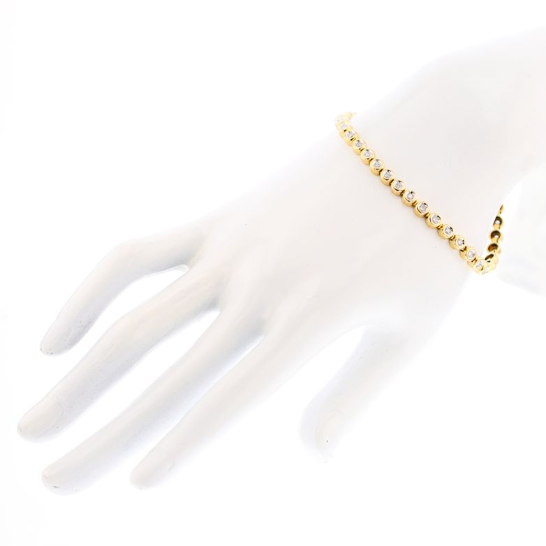 Bracelet or jaune diamant (s) 