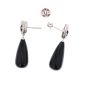 Boucles d'oreilles or gris diamant,P.fine 