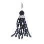 pendentif or gris diamant , pierres fines