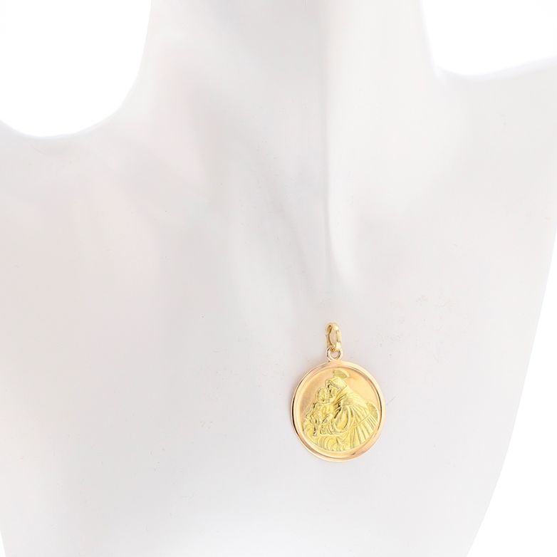 médaille or jaune 