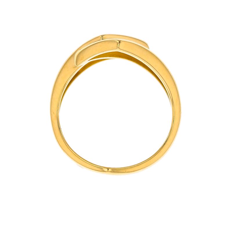 Bague or jaune diamant (s) 