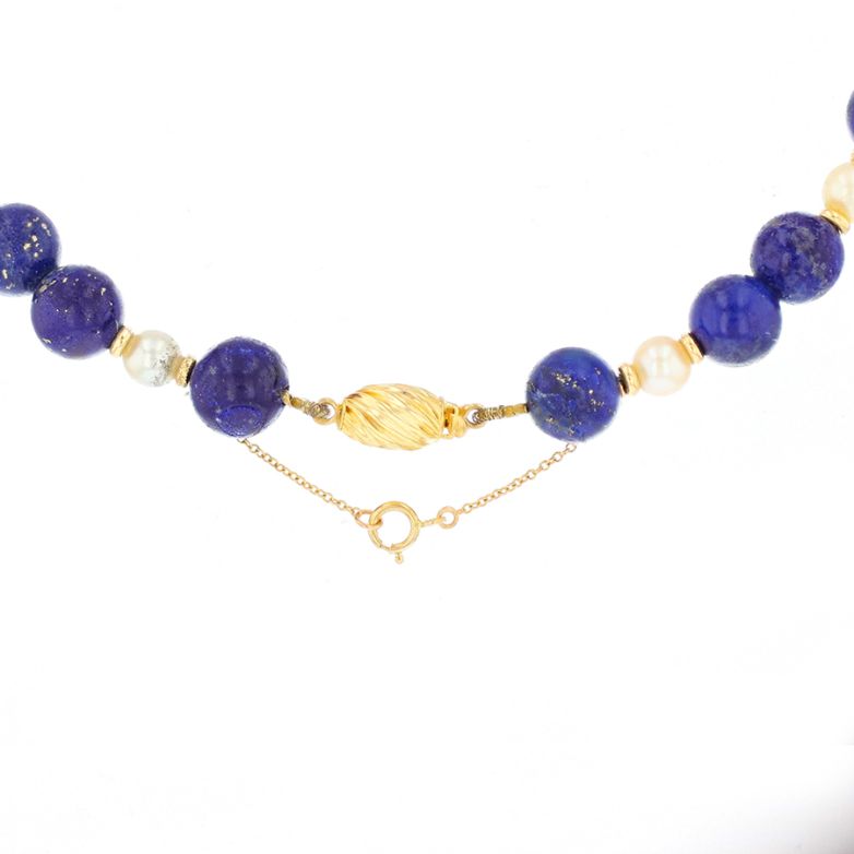 collier or jaune Pierres fines 