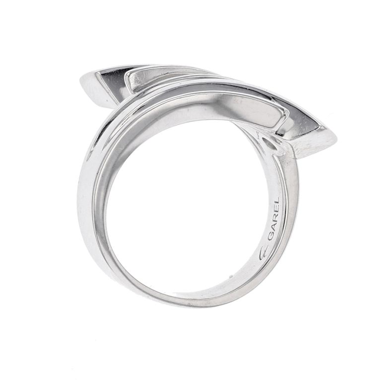 Bague or gris diamant (s) 