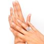 Bague or gris diamant (s) 