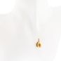 Pendentif or jaune Citrines 