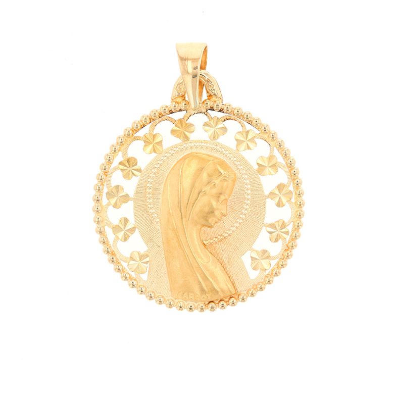 médaille or jaune