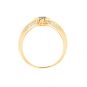 Bague or jaune saphir et diamant(s) 