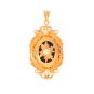 Pendentif or jaune Perle