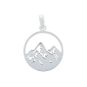 Pendentif or gris 