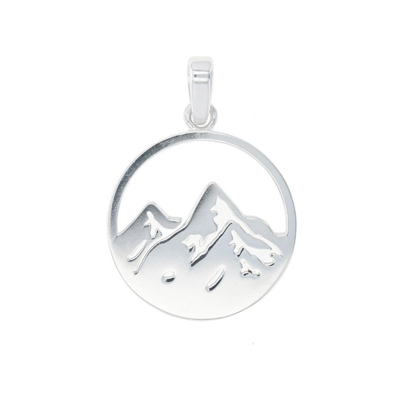 Pendentif or gris