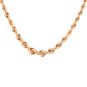 Collier maille corde or jaune