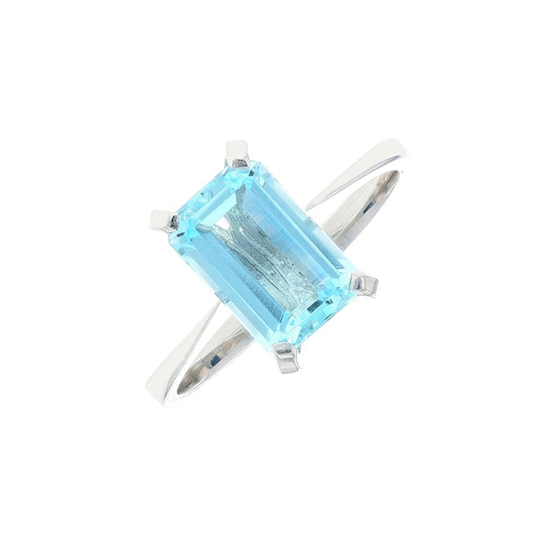 Aquamarine ring 1.44 carats...