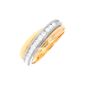 Bague or bicolore diamant (s) 