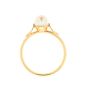 Bague or jaune Perle 