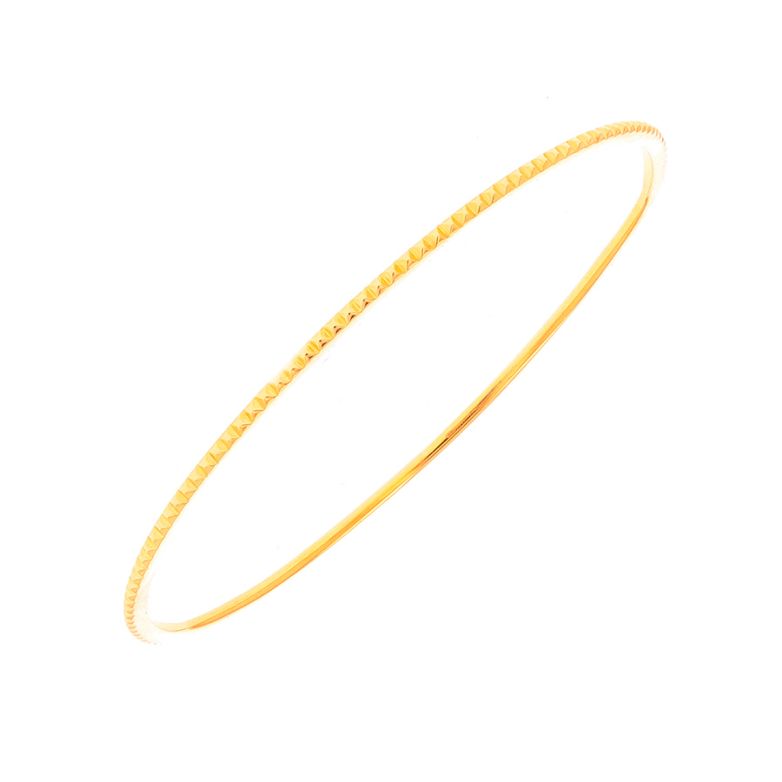 Bracelet Jonc Rigide or jaune