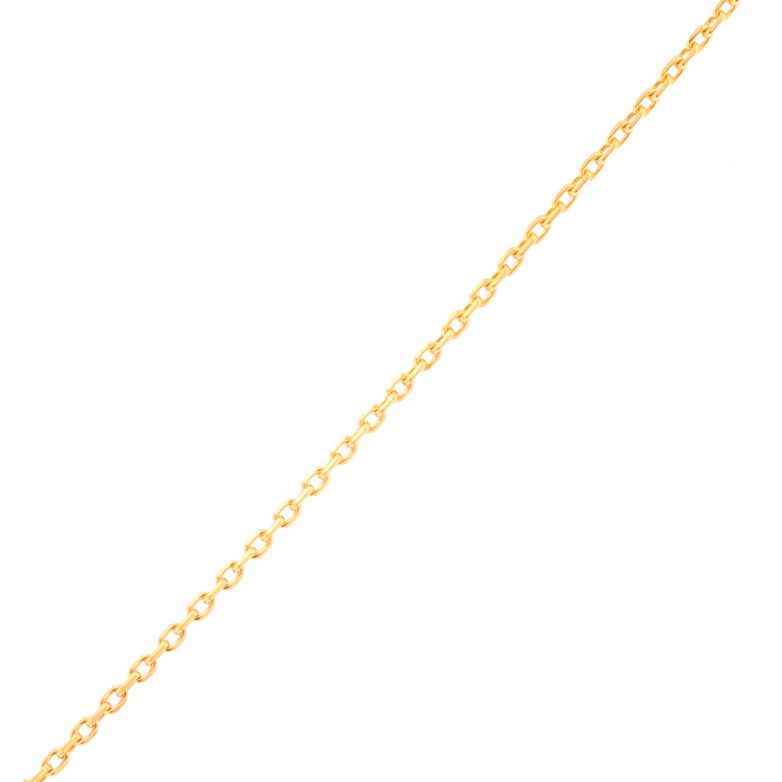 Chaine maille forçat or jaune