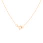 Collier or rose diamant (s) 