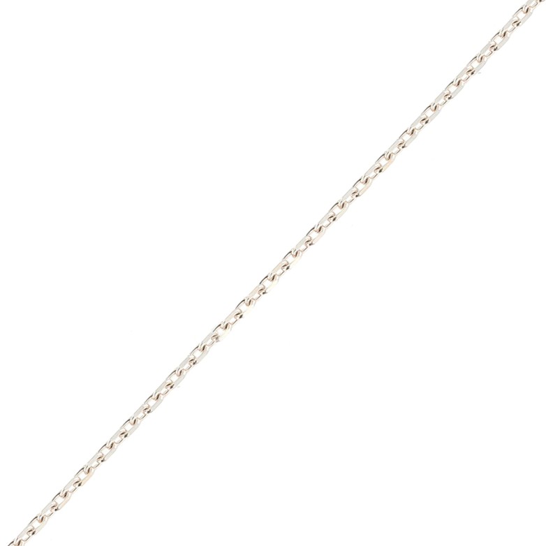 2.70g white gold forçat chain