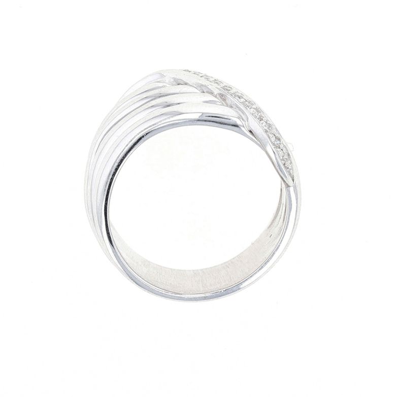 Bague or gris diamant (s) 