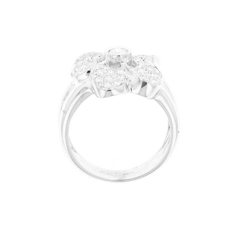 Bague or gris diamant (s) 