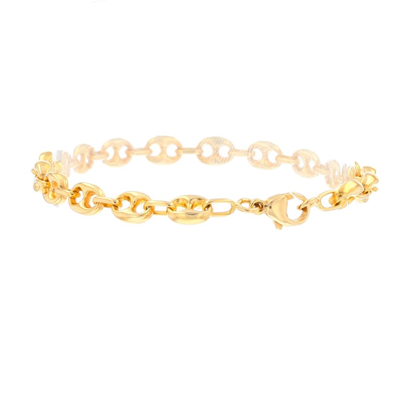 Yellow gold coffee bean...