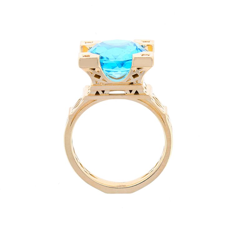 Bague or jaune diamant,P.fine 