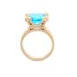 Bague or jaune diamant,P.fine 