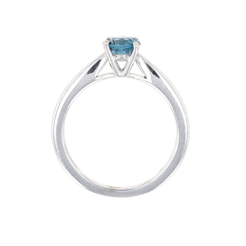 Bague or gris Topaze 