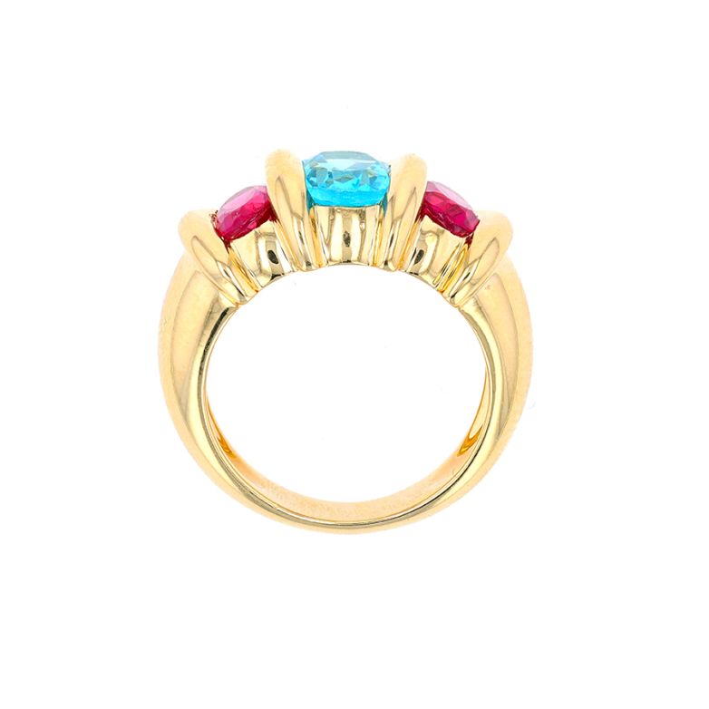 Bague or jaune Pierres Fines 