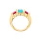 Bague or jaune Pierres Fines 