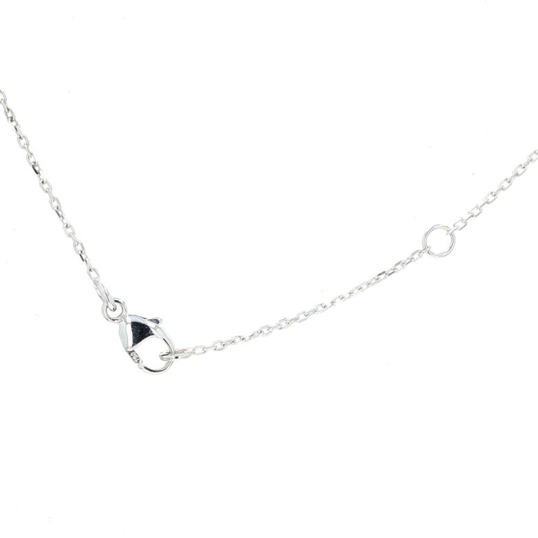 Collier or gris diamant (s) 