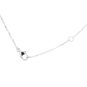 Collier or gris diamant (s) 