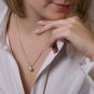 Collier or jaune diamant (s) 