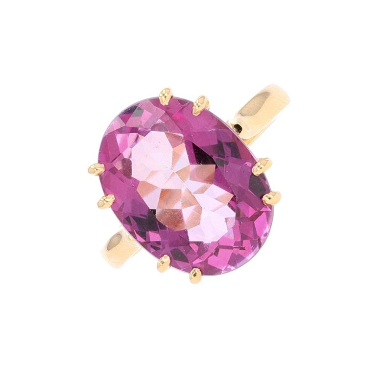 Bague or jaune Topaze
