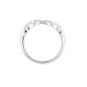 Bague or gris diamant (s) signé 