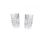 Boucles d'oreilles or gris diamant (s)