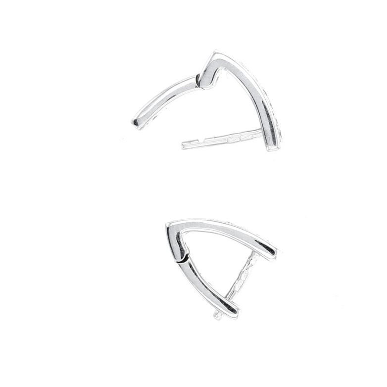 Boucles d'oreilles or gris diamant (s) 