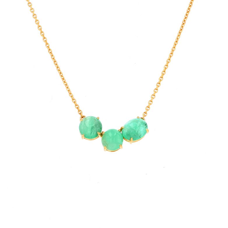 collier or jaune Emeraude